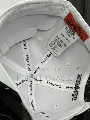 Hermès White Baseball Cap