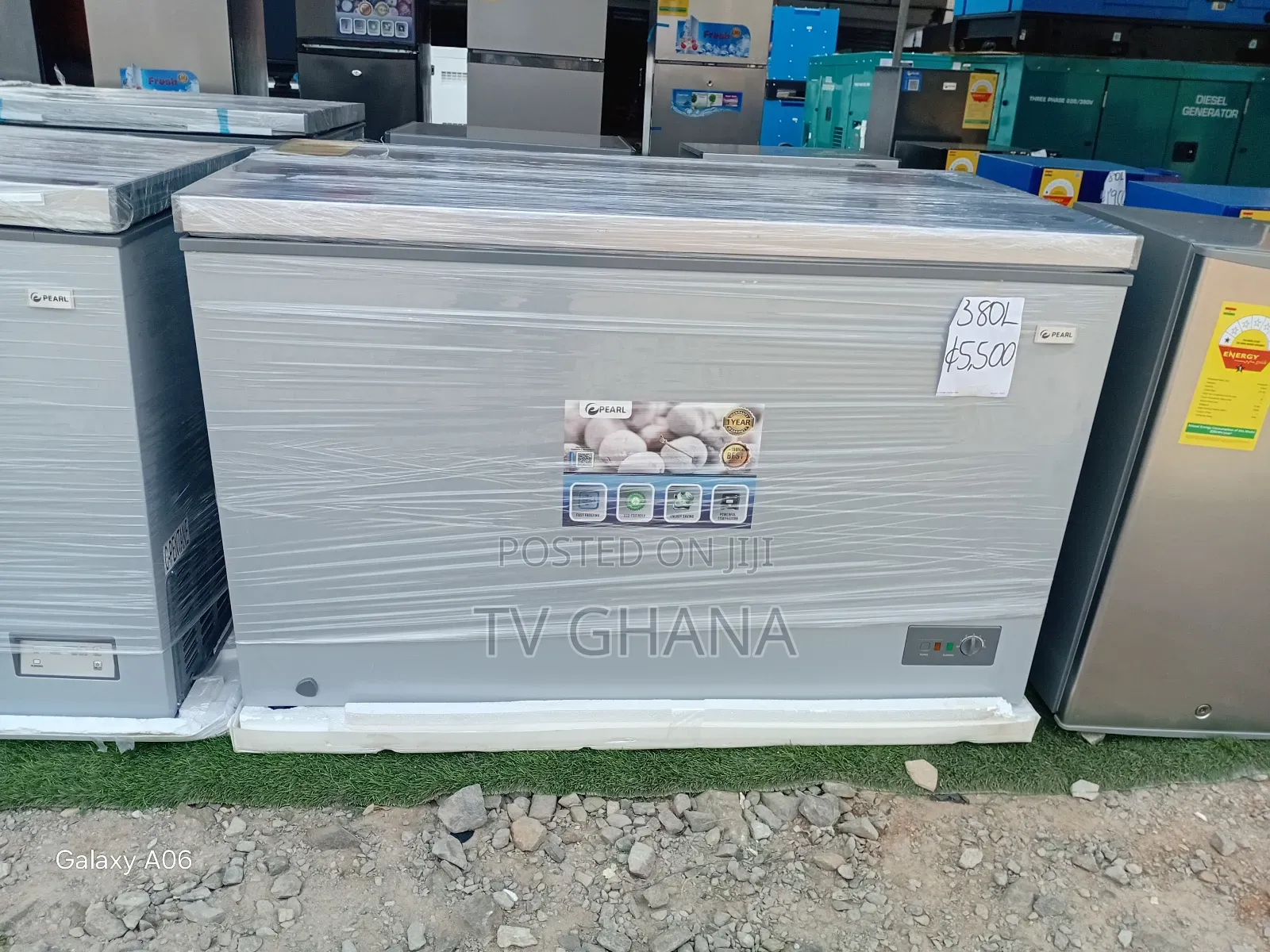 Pearl PCF-4600-1a 380l Deep Freezer – Strong Compressor Pearl 380l