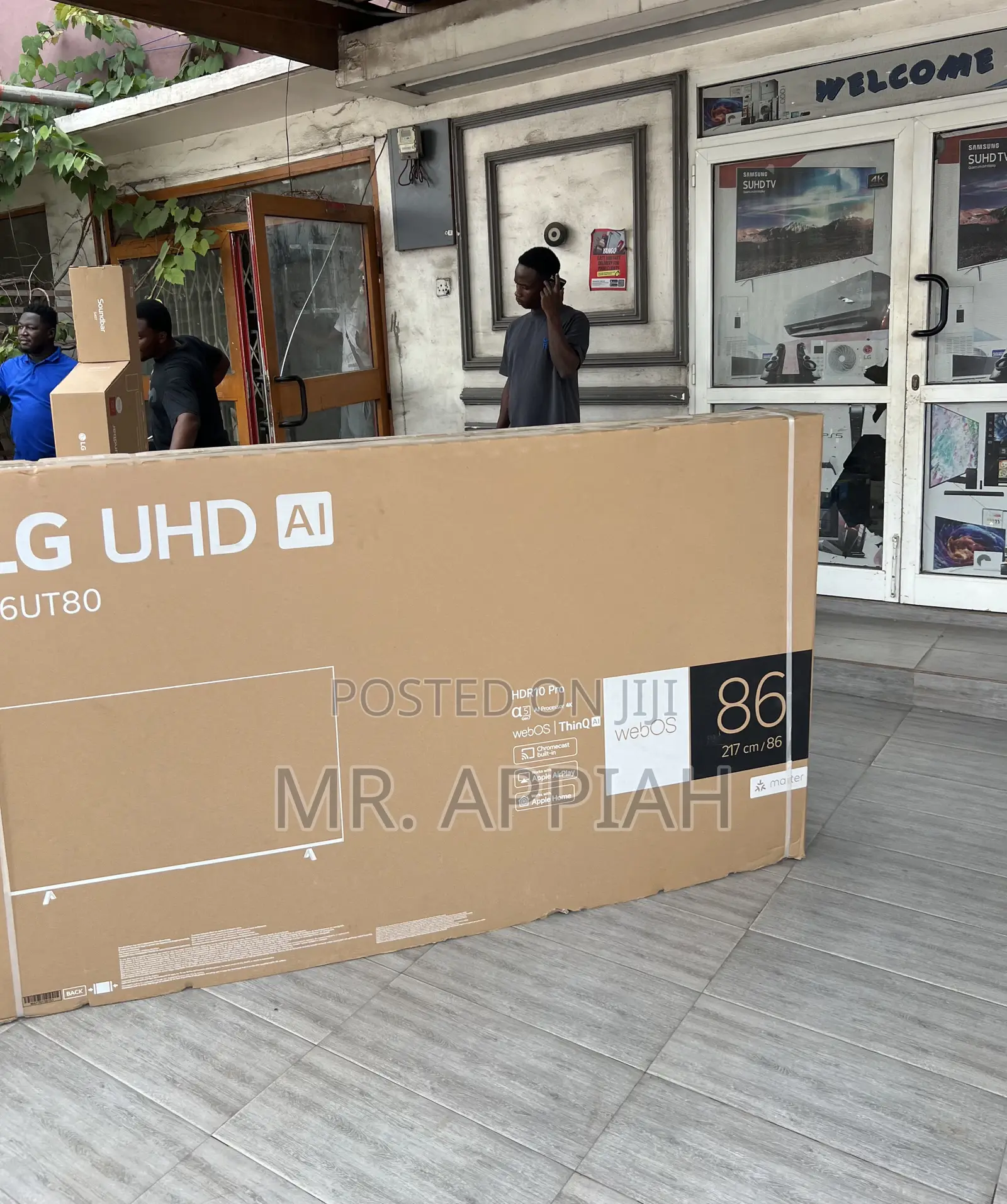Unique Lg-86ut80006r 86” Uhd Smart Television(2024 Model) Black.
