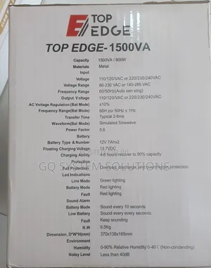 Top Edge 1500va Ups