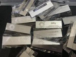 Engraving on Silver Name Tags