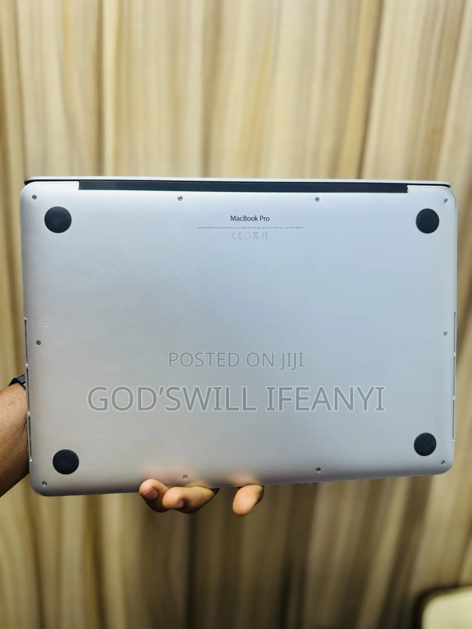 Laptop Apple MacBook Pro 2015 8GB Intel Core I5 SSD 256GB