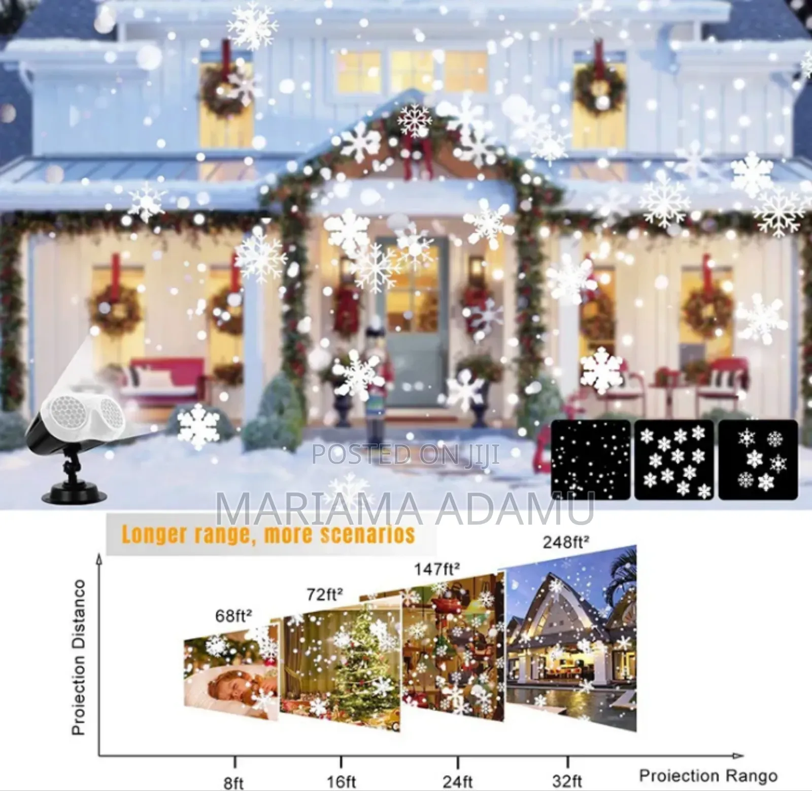 Snowflake's Projector Led Lights