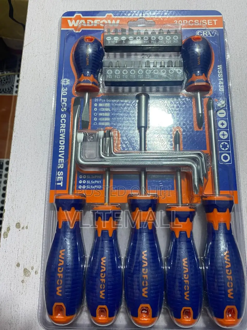 Wadfow 30-piece Screwdriver Set