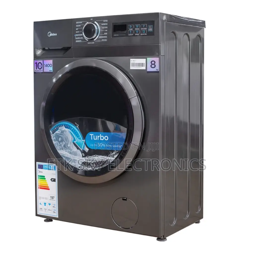 Mf200w120wb/T Midea 12kg Front Load Washing Machine