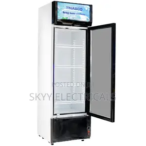 Nasco 358ltrs Display Fridge-nas-fl400-1dr