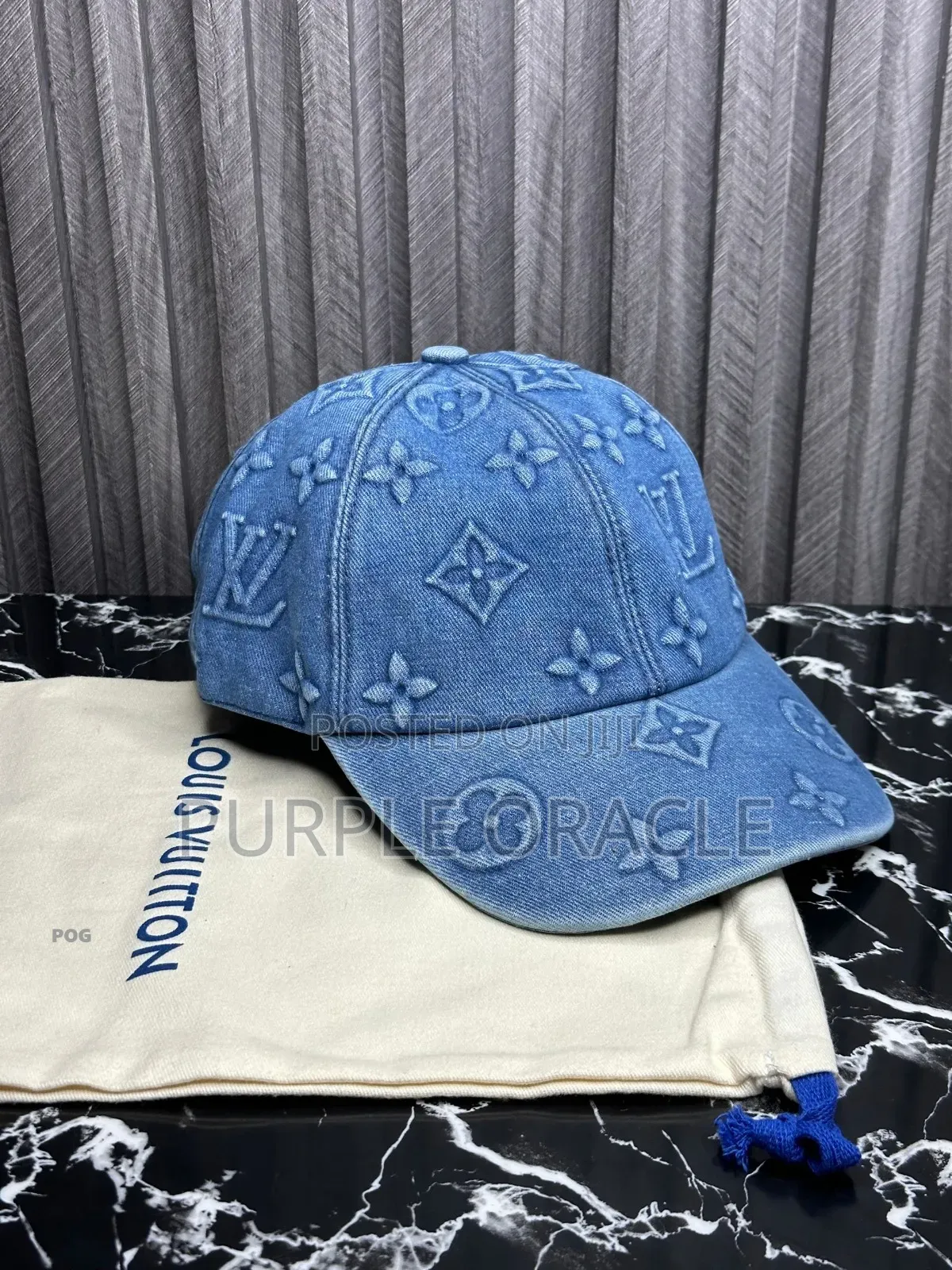 Louis Vuitton Washed Denim Cap.