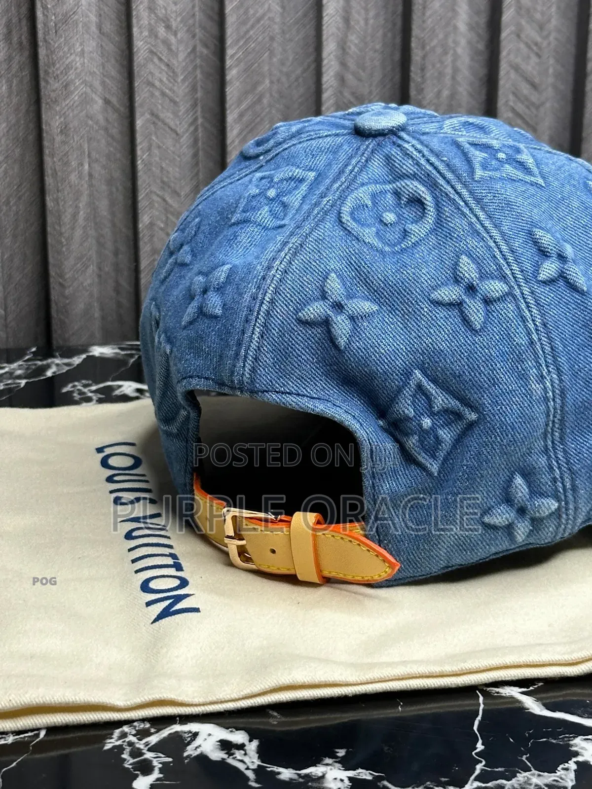 Louis Vuitton Washed Denim Cap.