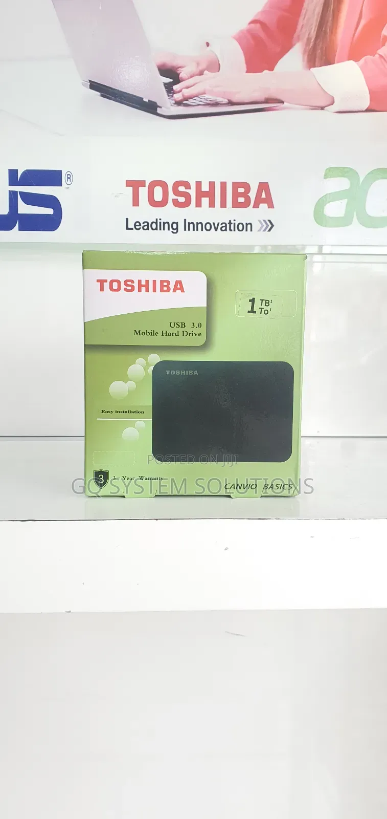 Toshiba Canvio Basics 1tb Usb 3.0 | Portable External Hard Drive