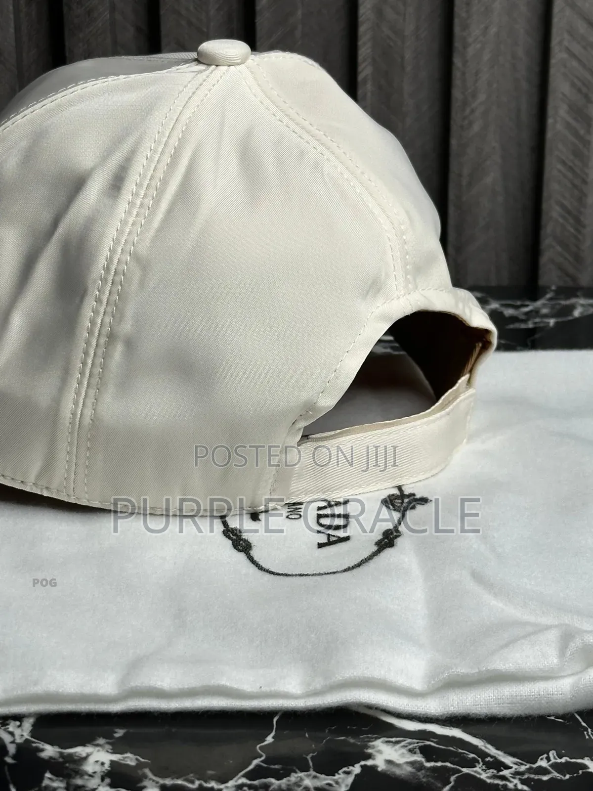 Men’S Luxury White Prada Baseball Cap