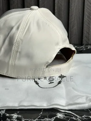Men’S Luxury White Prada Baseball Cap