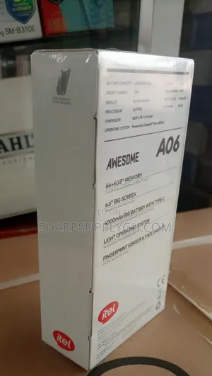 New Itel A06 64 GB Gray