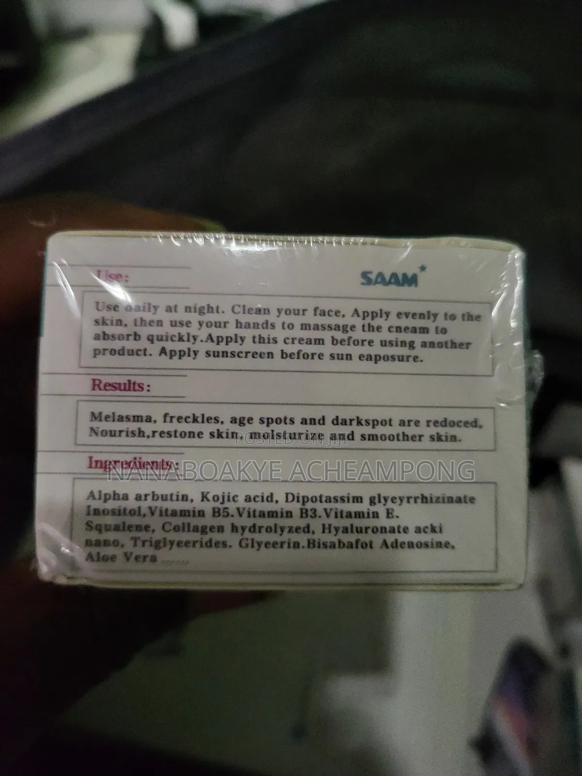 Saam Face Care From Uk