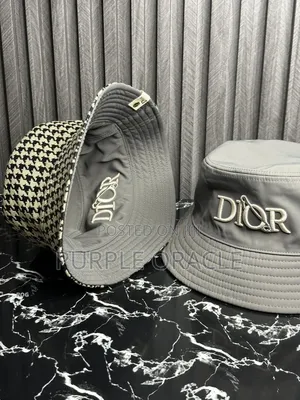 Reversible Dior Bucket Hats.