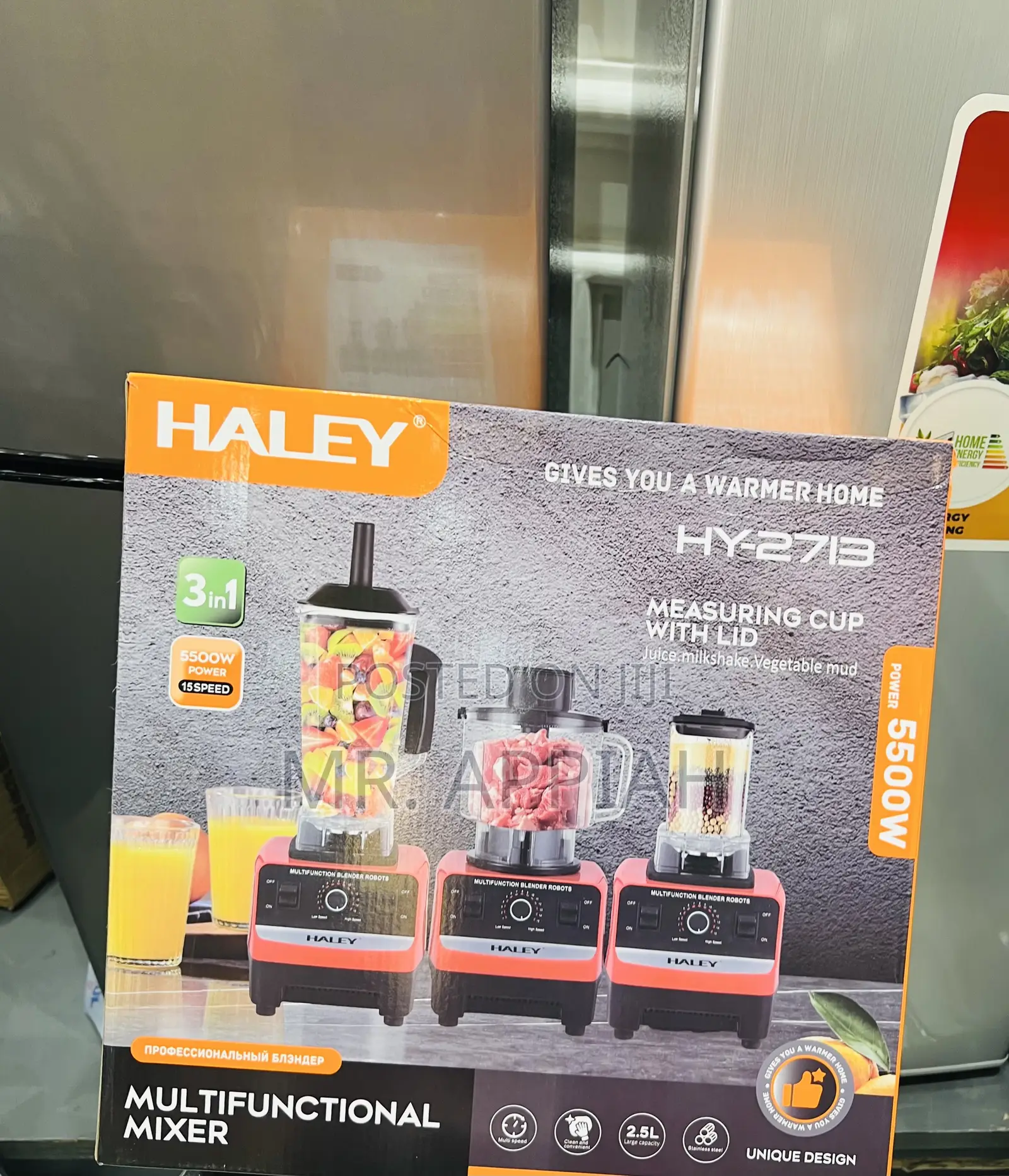 Shop Original Haley-Hy-2713(5500watt)Electric Blender 