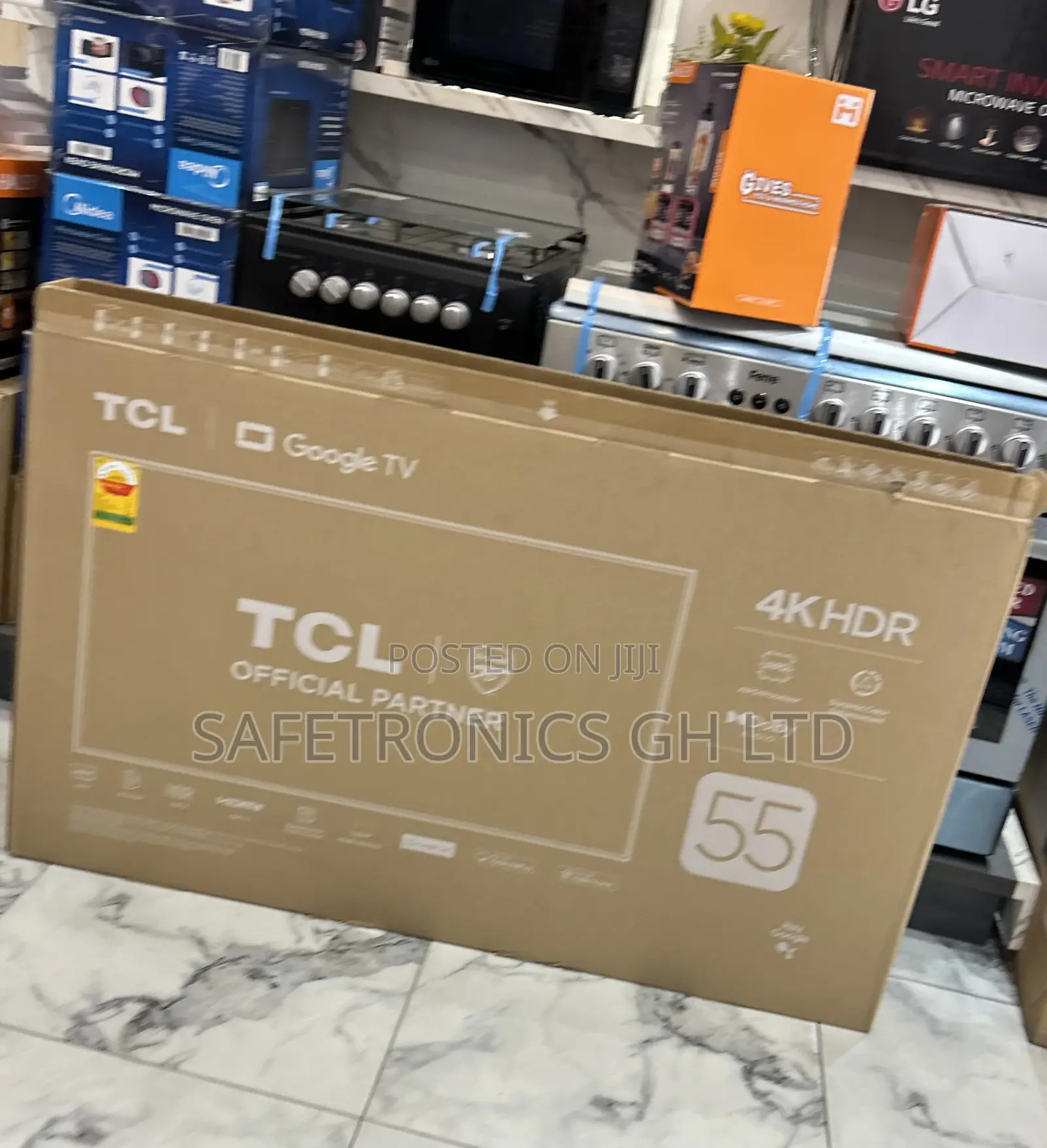 Smart Android Frameless TCL 55 Inch Uhd 55p6k Tv