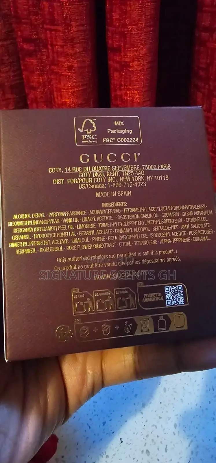 100% Original Gucci Guilty Absolute Pour Femme Parfum (60ml)