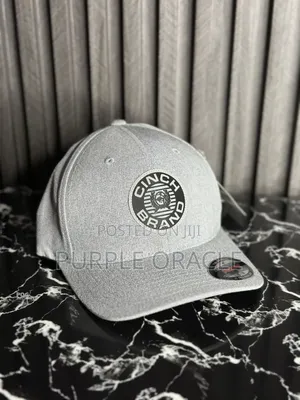Men's Grey Flexfit Baseball Cap.