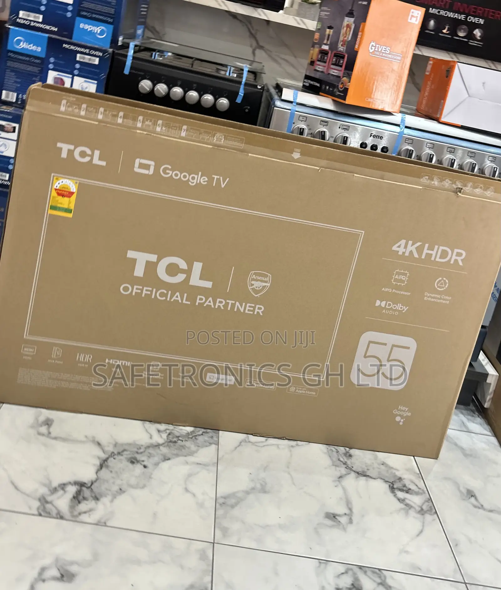 Lastest TCL 55 Inch Smart Uhd Android Frameless 55p6k Tv