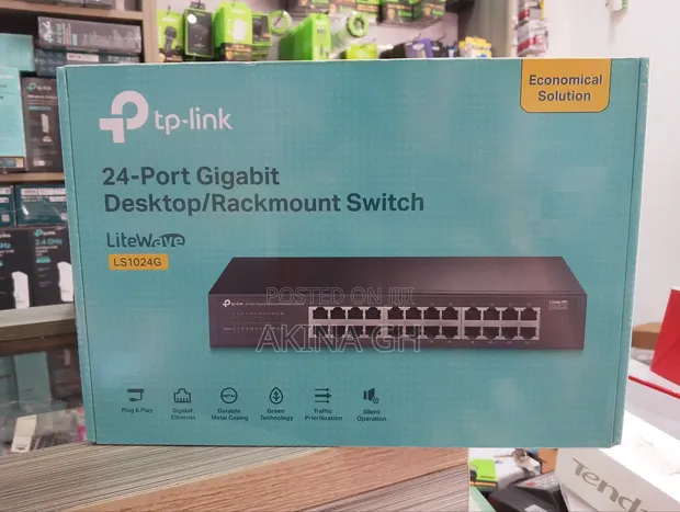 Tp Link 24 Port Gigabit Desktop Rack Mount Switch (Ls1024g)