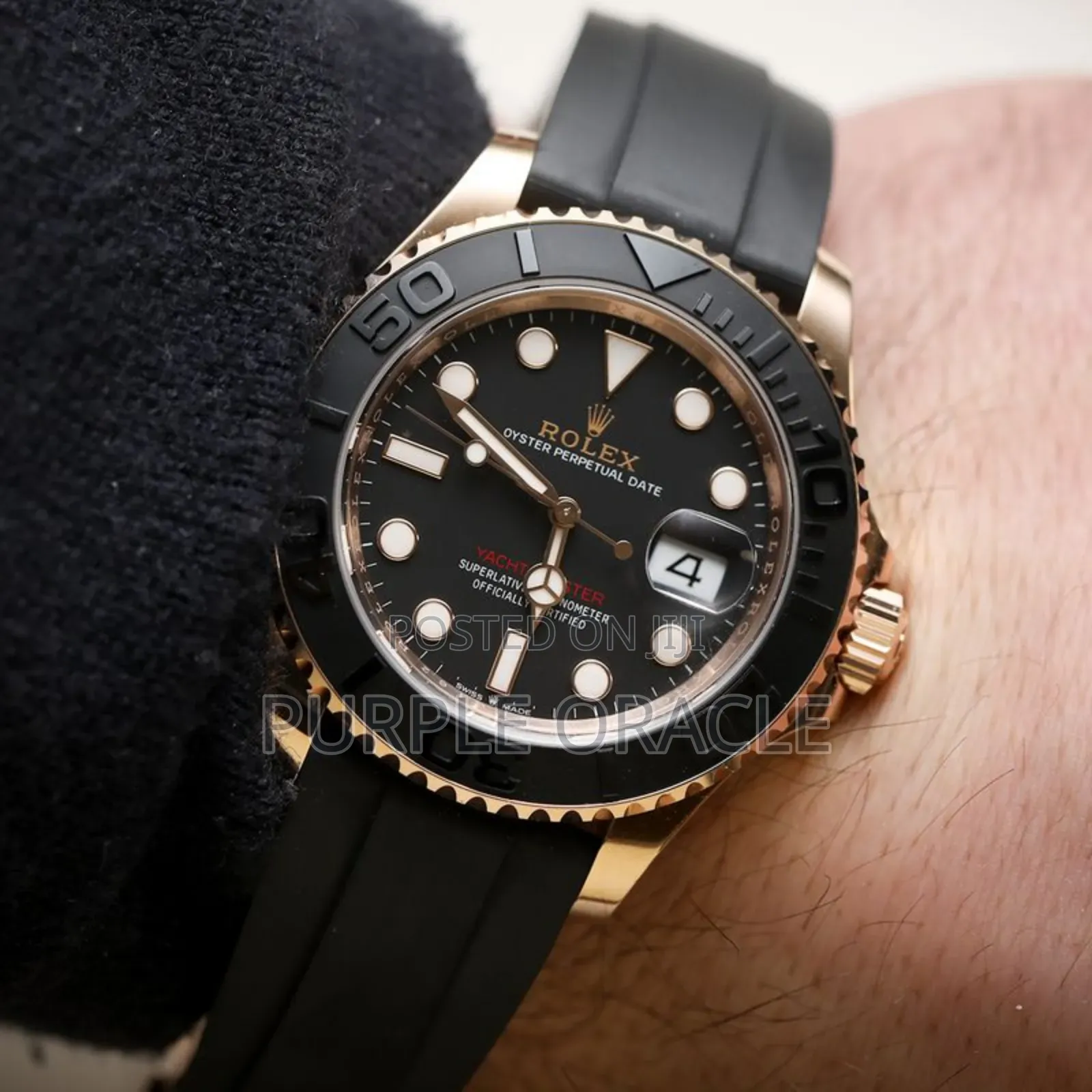 Rolex Yatch-master 126655 Black Rosegold Watch