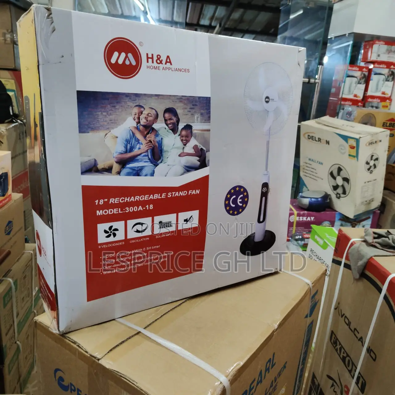 Top Quality Rechargeable Fan