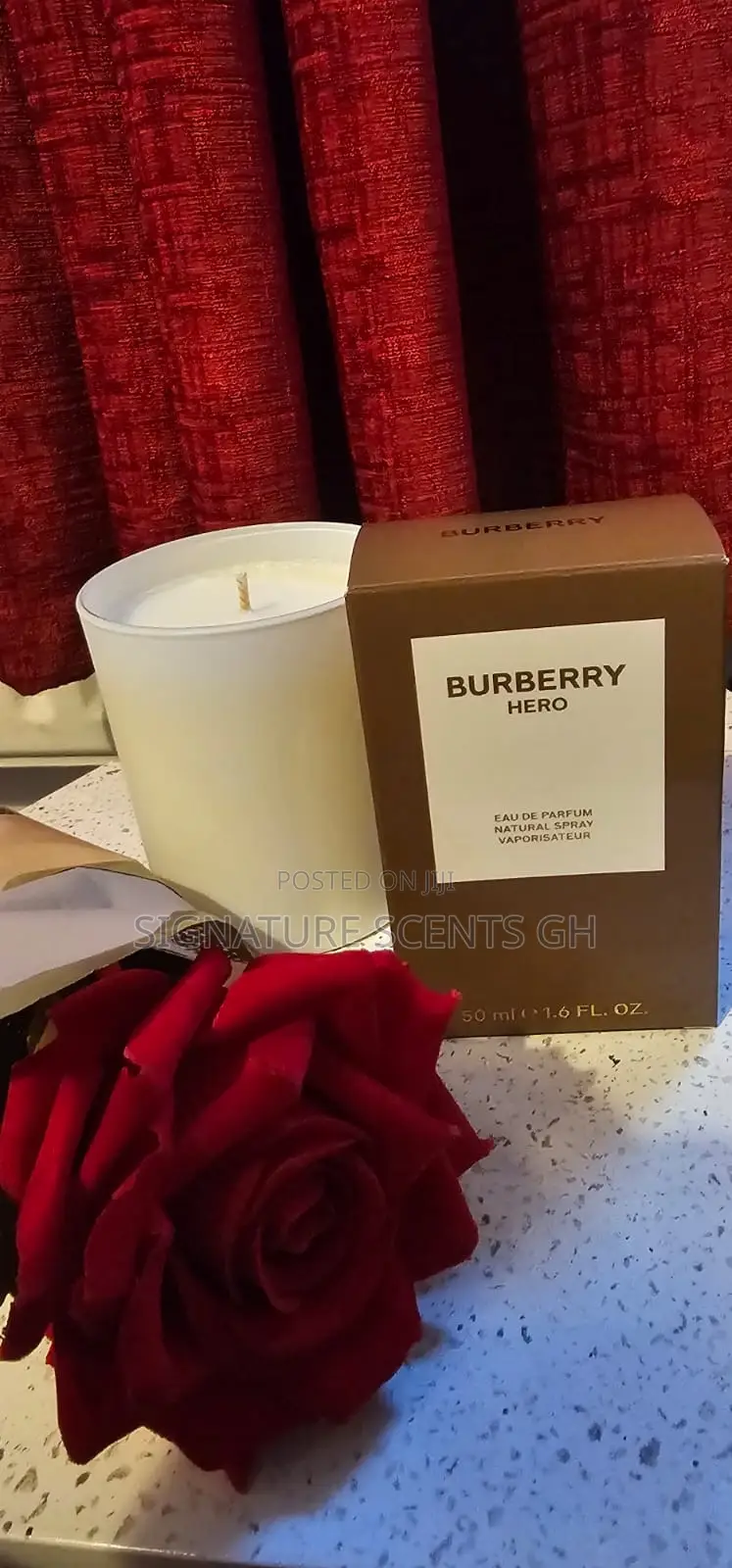 100% Original Burberry Hero Eau De Parfum (50ml)