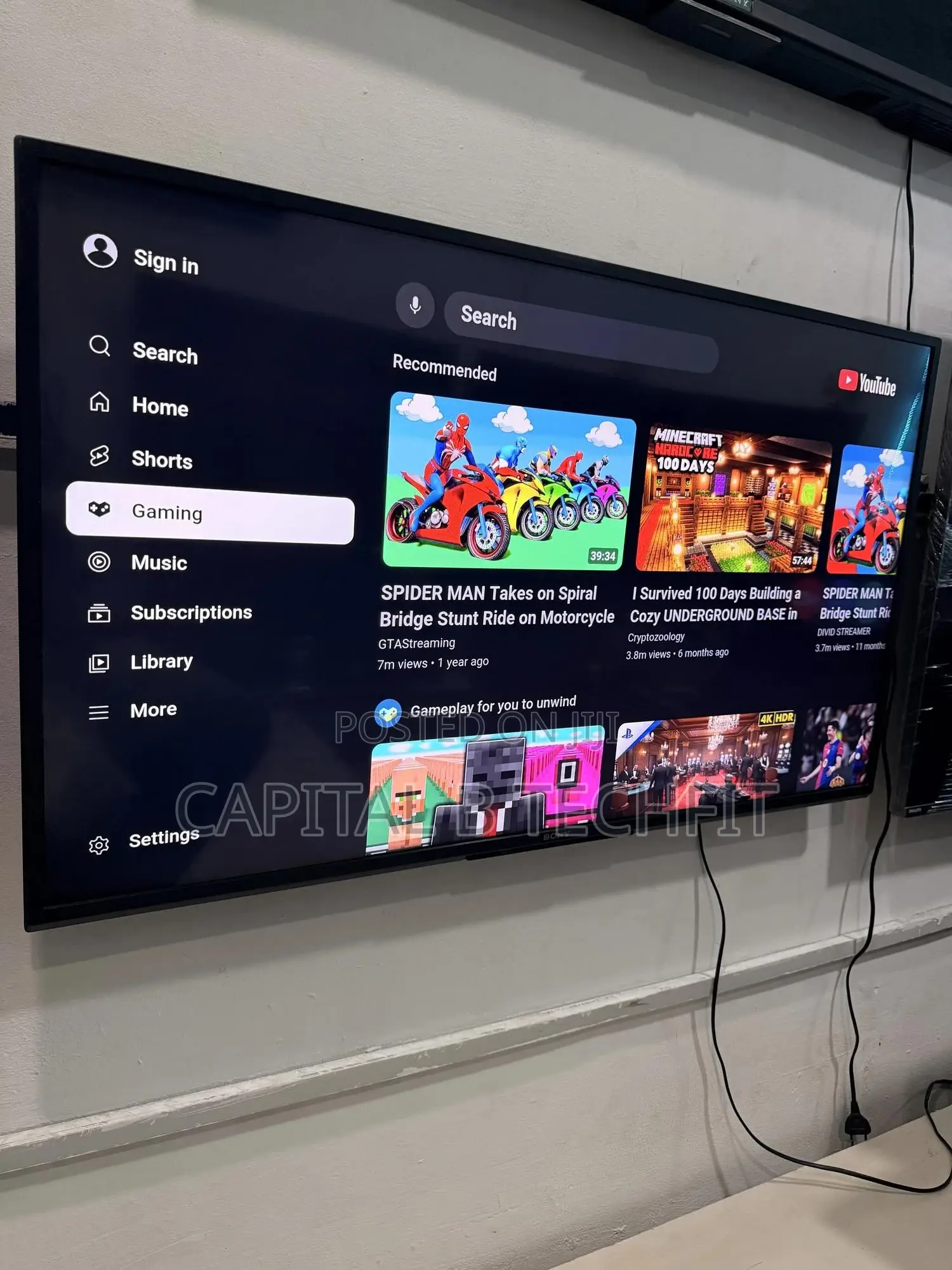 43inches Full Digital Satellite Sony Google TV( 2023 Model)