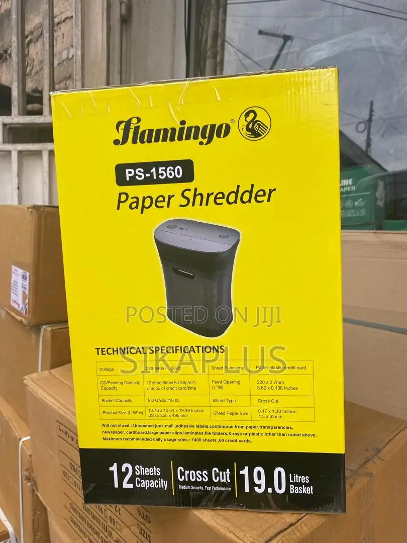 Flamingo Paper Shredder