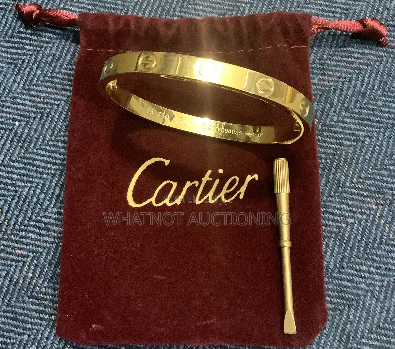 Cartier Yellow Gold Love Bangle - Size 16cm