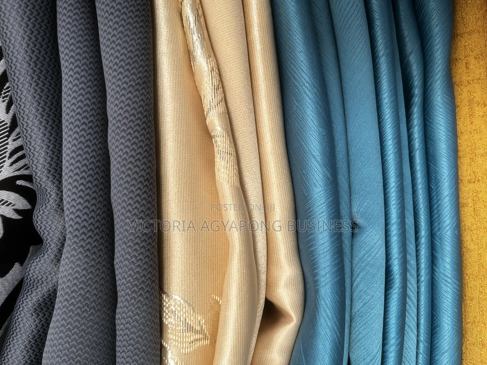 Curry Sunblock Curtains Available