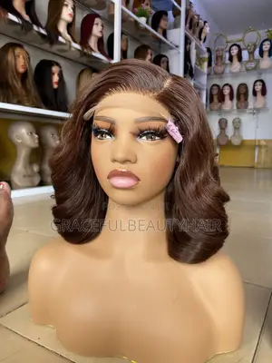 10 Inches Raw Donor Human Hair Dark Brown With 5x5 Closure