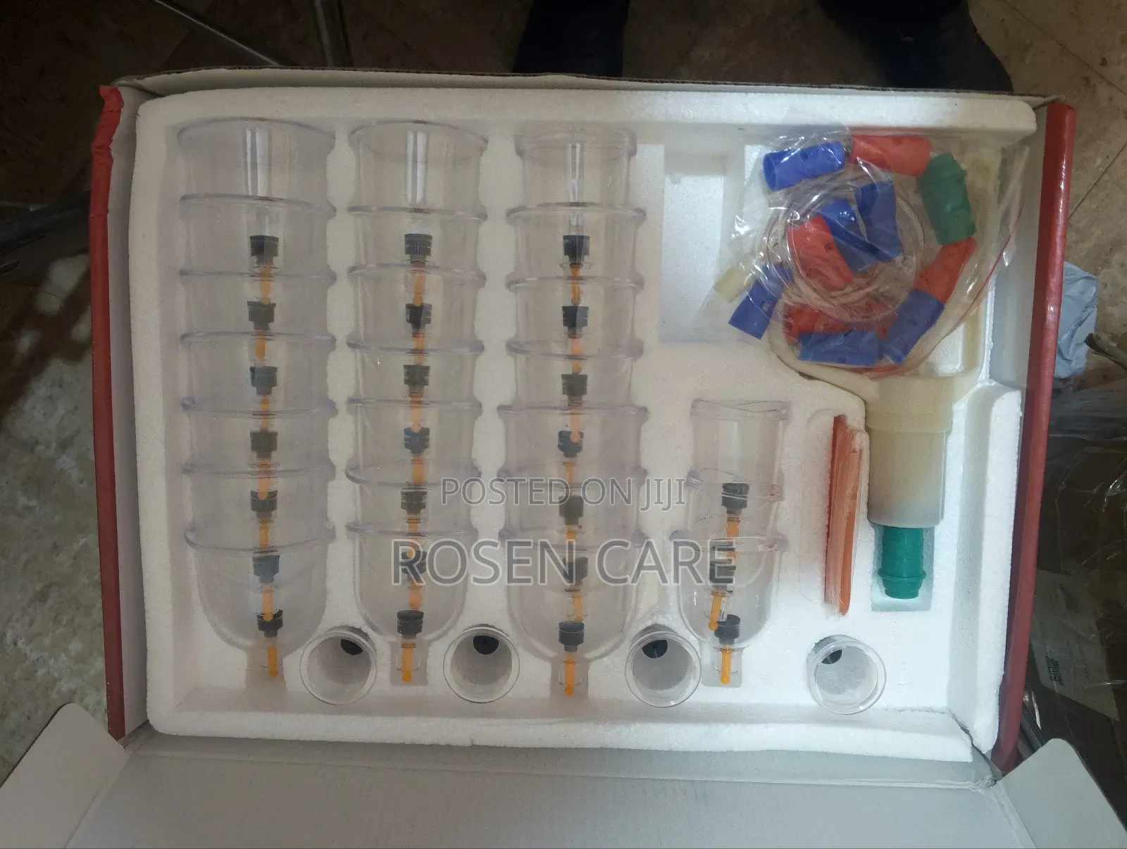 32 Pieces Vacuum Cups Suction Cupping Set Hijama Gua Sha Tool Massager