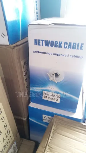 Indoor(305m) Cat6 Pure Copper Cable 0.5mm