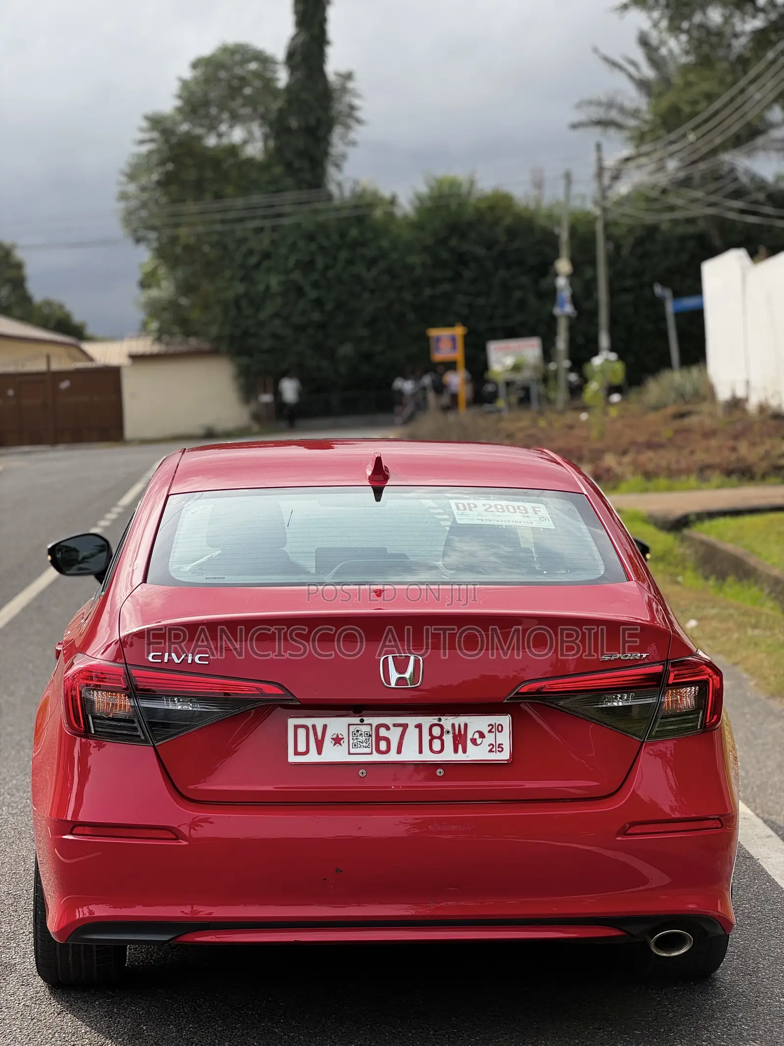 Honda Civic Sport CVT 2024 Red