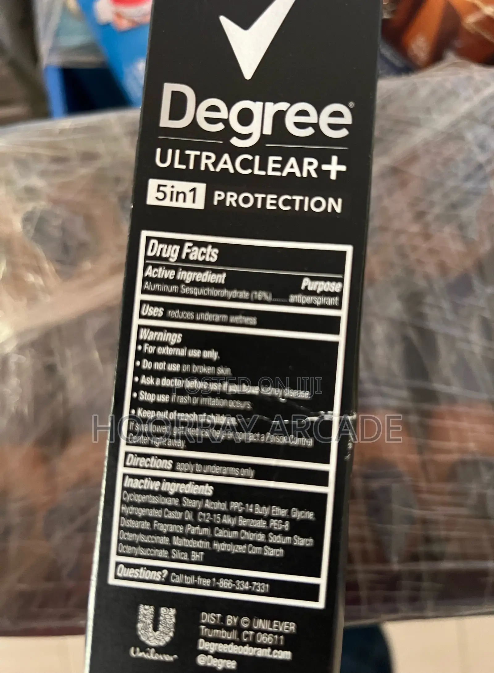 Degree Ultraclear+ 5 Pack Deodorant (5 in 1 Protection)