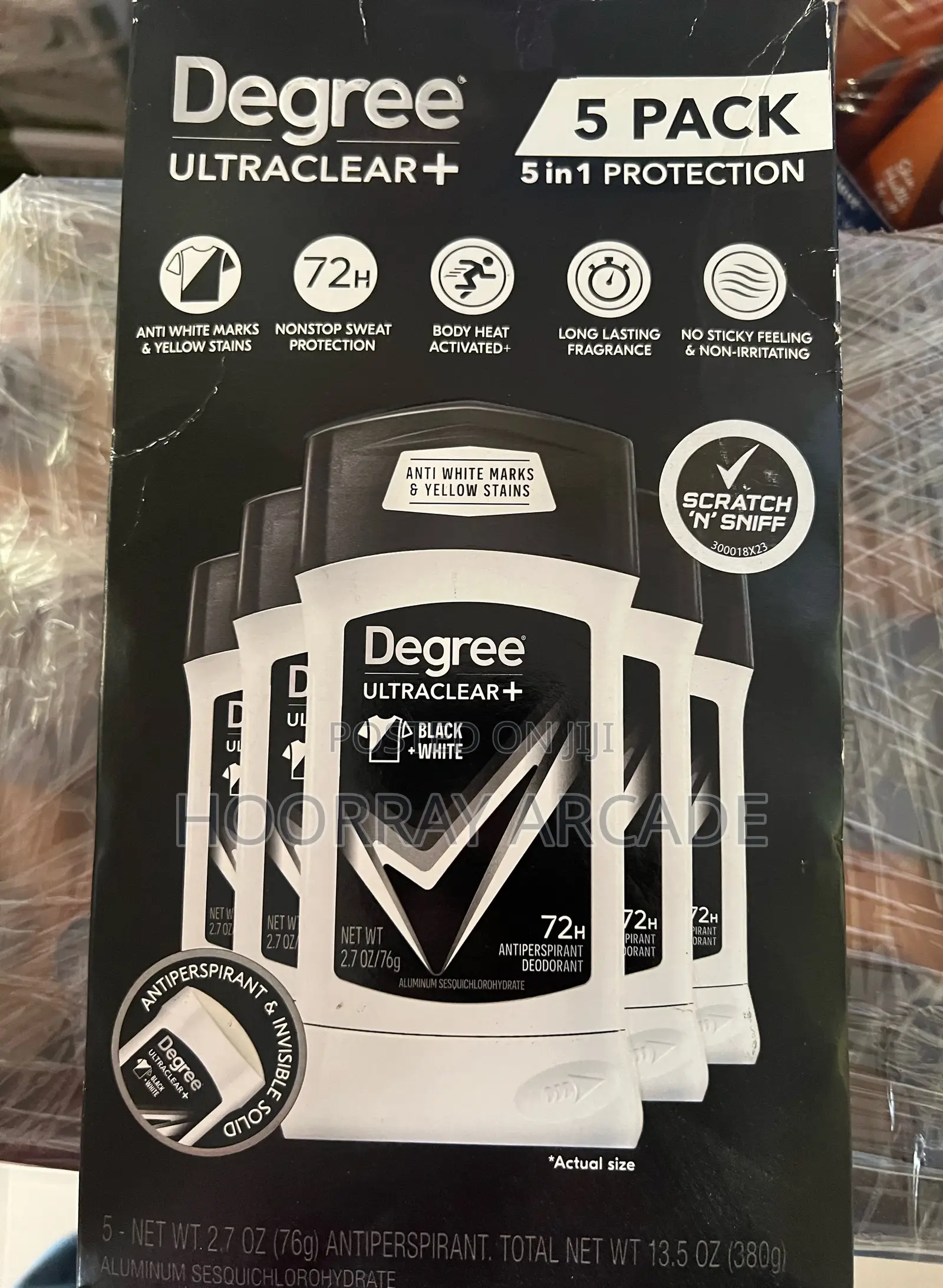 Degree Ultraclear+ 5 Pack Deodorant (5 in 1 Protection)