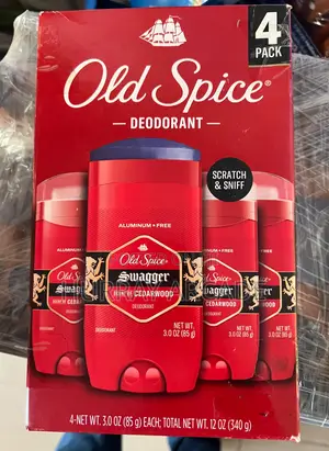 4 Pack Old Spice Deodorant