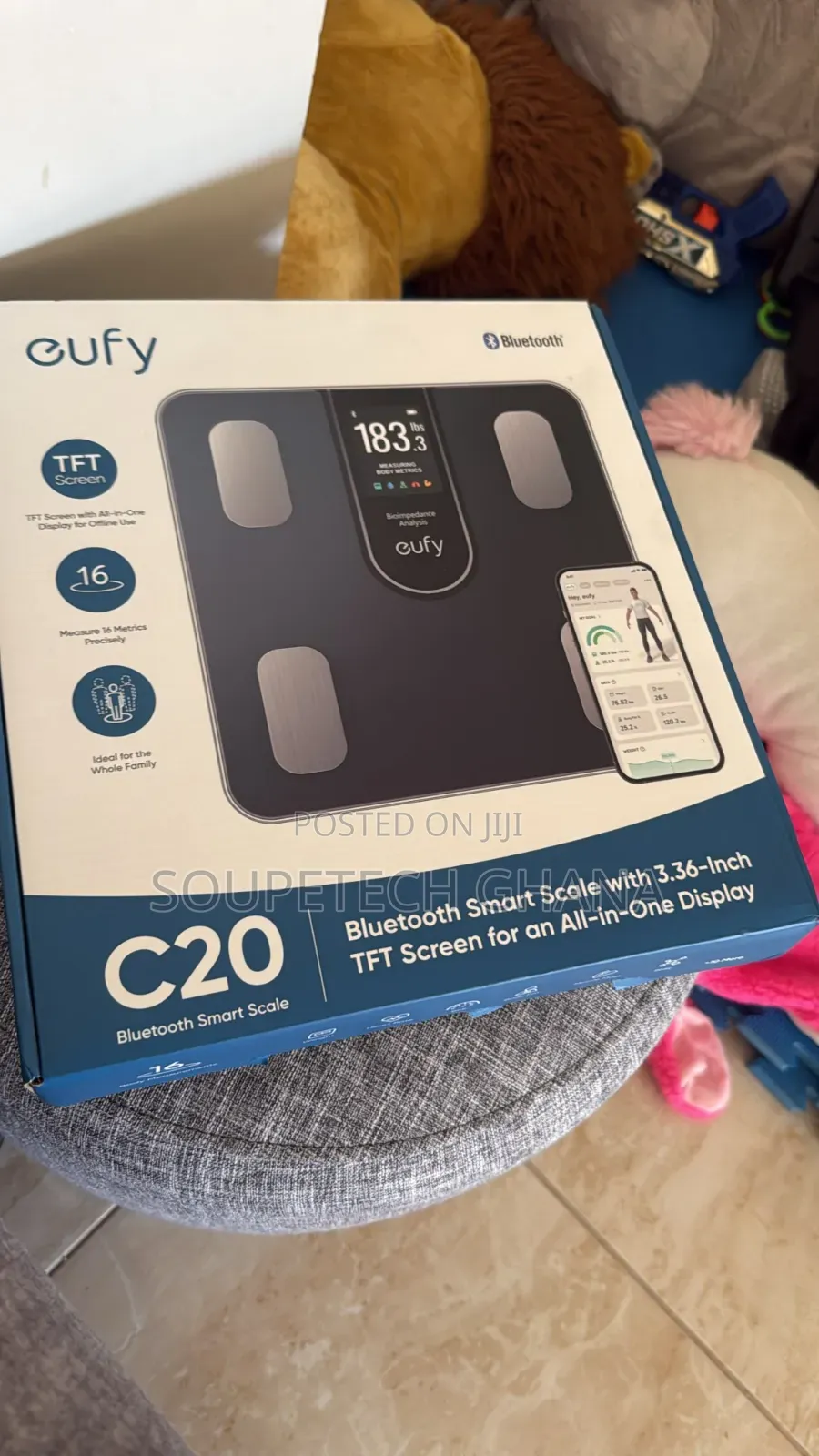 Eufy Smart Weighing Scale C20 – Bluetooth Body Composition Monitor