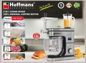 Get Free Delivery for This High Quality Hofman 15l 3in1 Stand Mixer