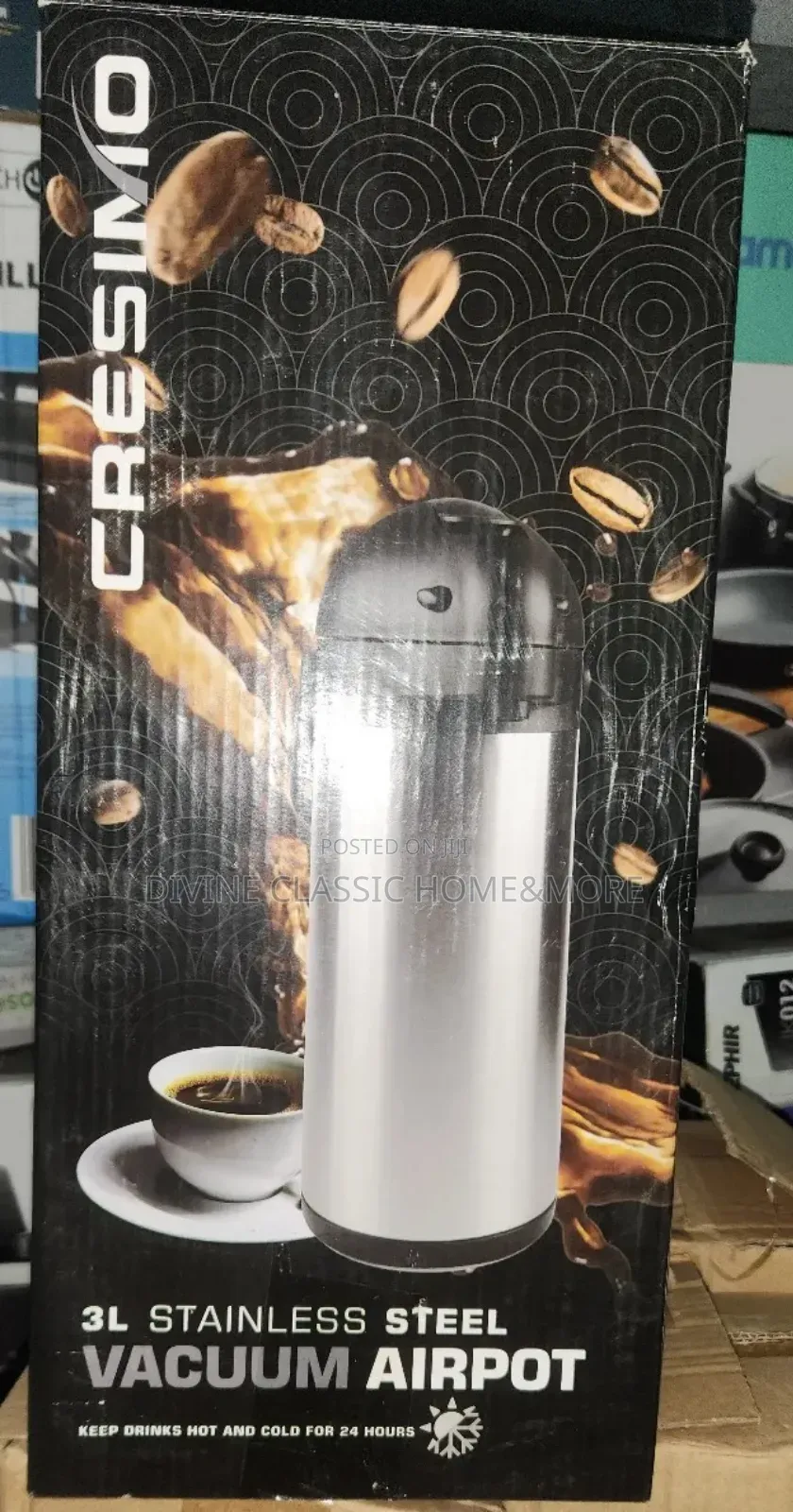 Cresimo 3lit Stainless Steel Vacuum Airport