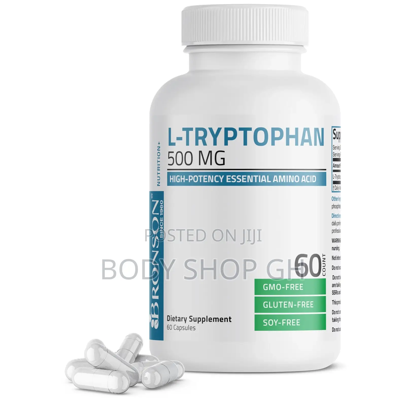 Bronson L-Tryptophan 500 Mg High Potency- Supports Relaxation Mood