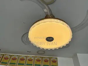 75w Intellectual Fan Light With Remote and Wall Mount