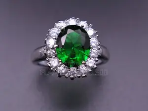 Promise Ring With Green Stone