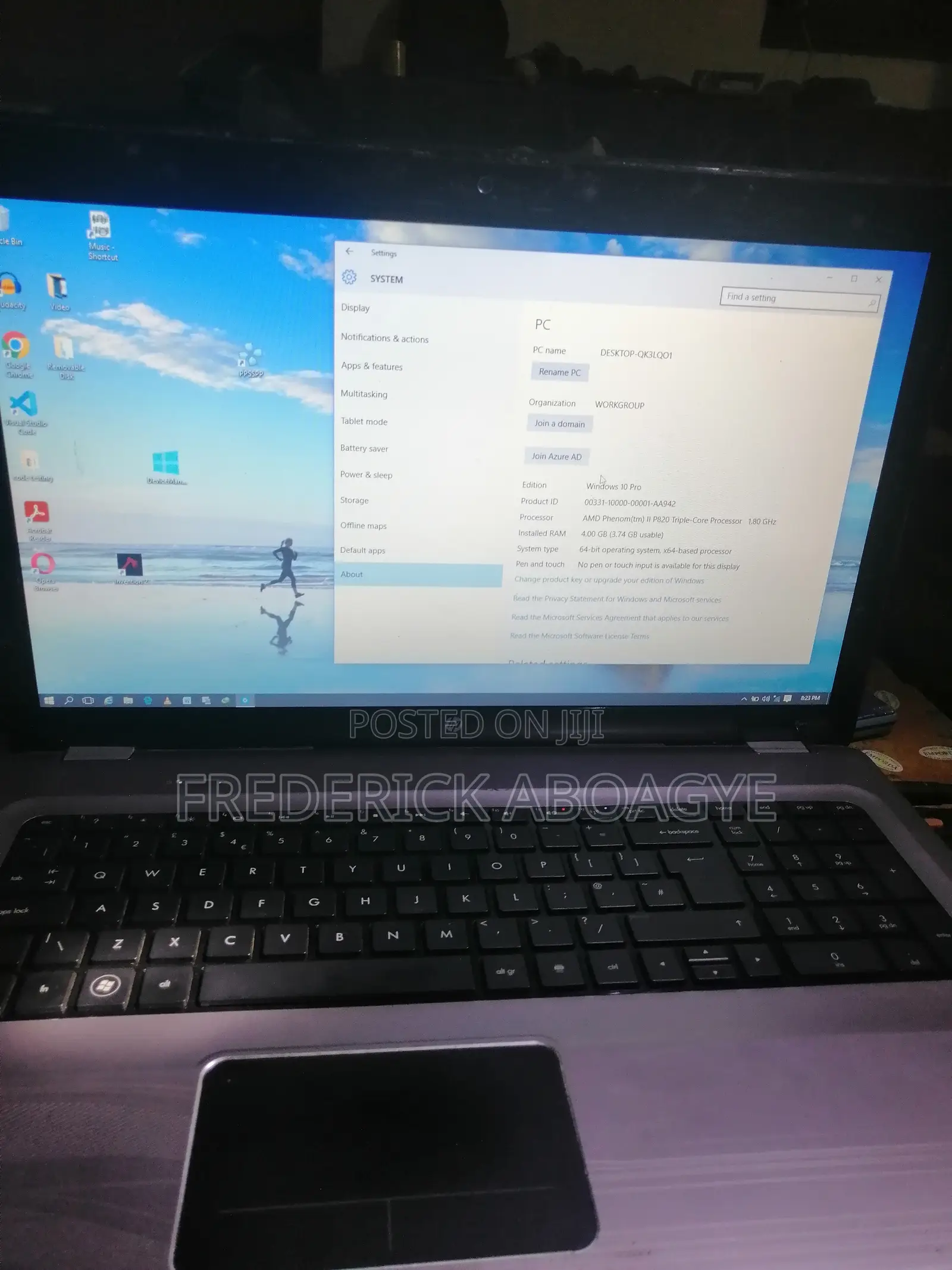 Laptop HP Pavilion Dv7 4GB Intel Core 5 HDD 320GB