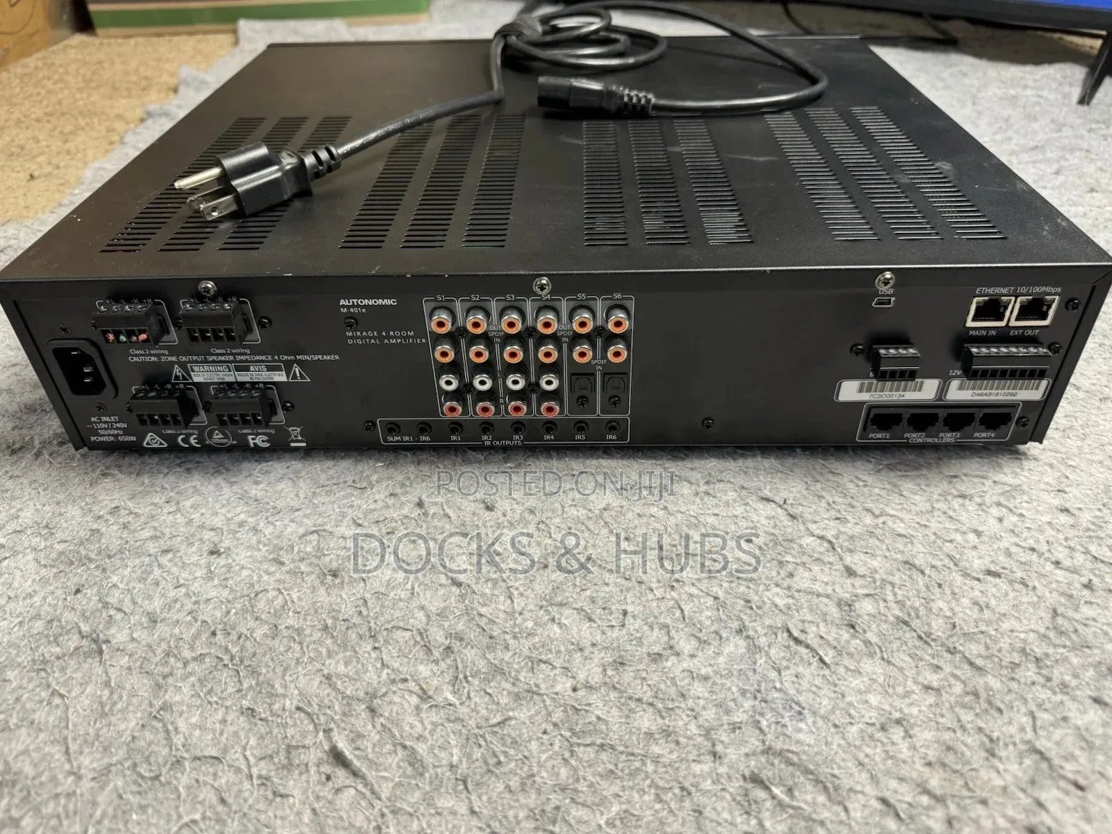Autonomic Eseries Digital Amplifier | 50w X 8 Channels