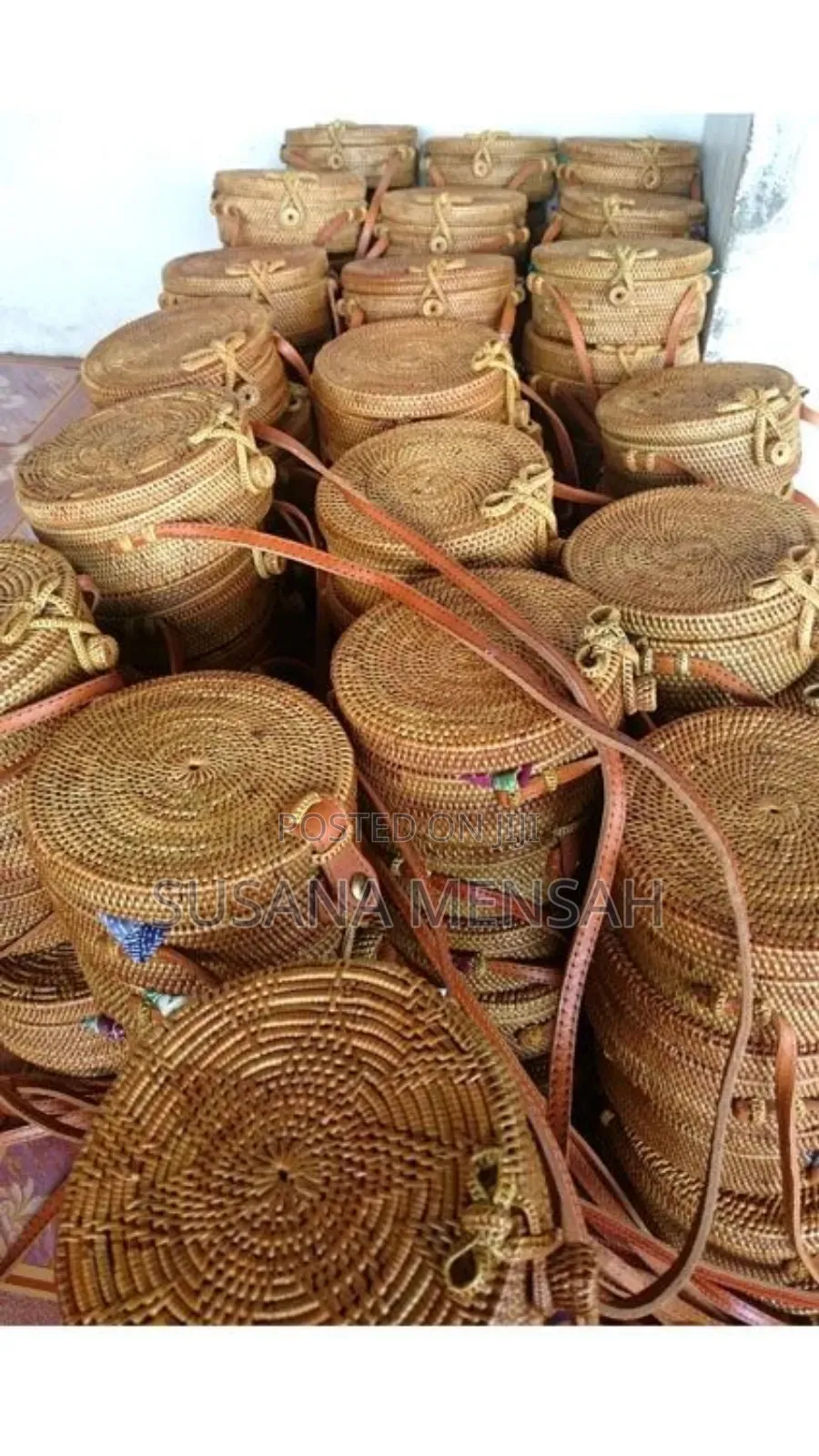 Rattan Woven Straw Bag