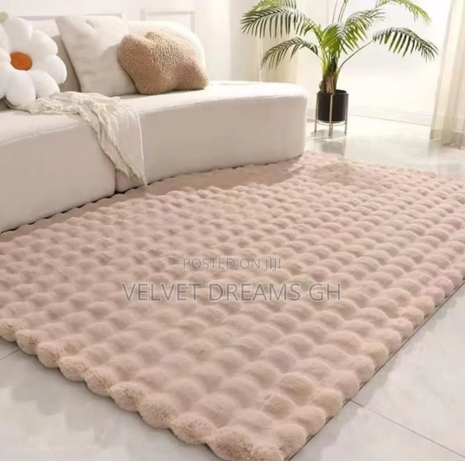 Rabbit Hair Fluffy Carpet – Soft Luxurious