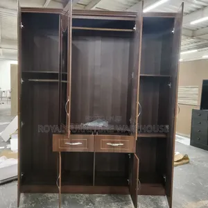 Coffee Color Wooden Wardrobe