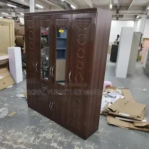 Coffee Color Wooden Wardrobe